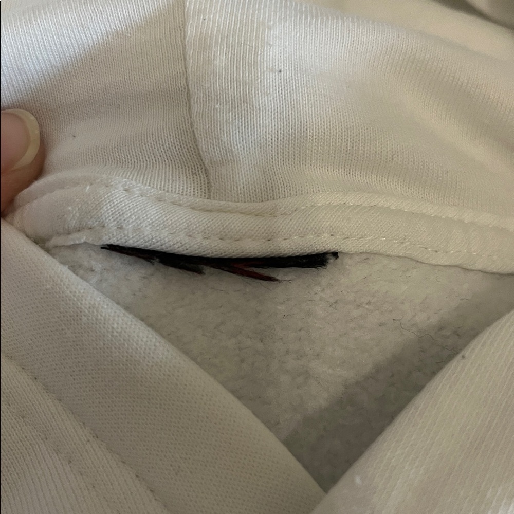 Jordan Off-White Hoodie with Blue Details - Picture 5 of 5